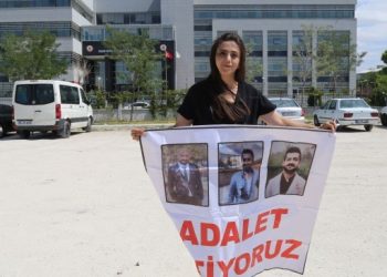 Van Bölge Adliye Mahkemesi önünde Adalet Nöbeti