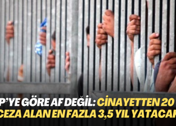AKP’ye göre af değil: Cinayetten 20 yıl ceza alan en fazla 3,5 yıl yatacak