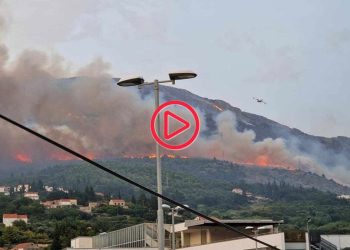 Adriyatik'in incisi Dubrovnik yakınında orman yangını: Söndürme çalışmaları sürüyor