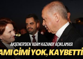 Akşener’den ‘adam kazandı’ açıklaması: Lamı cimi yok, kaybettik