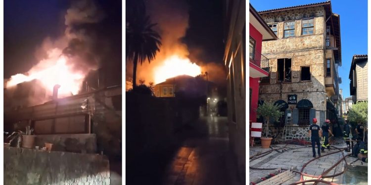 Antalya'da butik otelde yangın: İki turist öldü