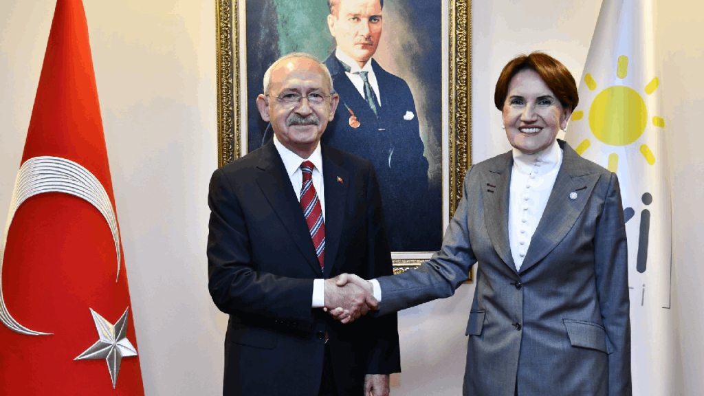 CHP lideri Kılıçdaroğlu, İYİ Parti lideri Akşener'le görüşüyor