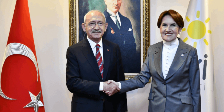 CHP lideri Kılıçdaroğlu, İYİ Parti lideri Akşener'le görüşüyor