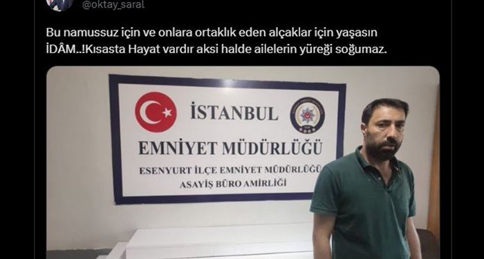 Cumhurbaşkanı Başdanışmanı Saral’dan ‘tekel’ saldırısı paylaşımı: Kısasta hayat vardır