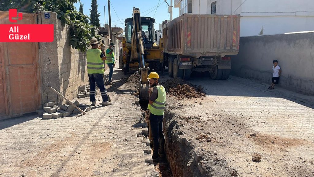 DEDAŞ ve Aksa Doğalgaz kazıları Ceylanpınar'ı susuz bırakıyor