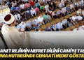 Diyanet AKP rejiminin nefret dilini camiye taşıdı; yine Cuma hutbesinde cemaati hedef gösterdi