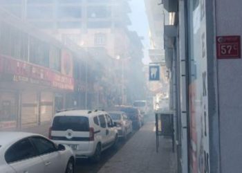 Diyarbakır'da husumetli aileler birbirine girdi, polis biber gazı kullandı