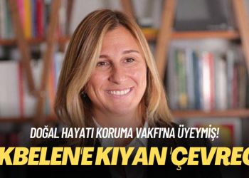 Doğal Hayatı Koruma Vakfı’na üyeymiş! Akbelen’e kıyan ‘çevreci’