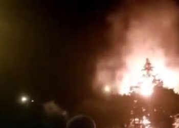 Elmadağ'da patlama meydana geldi: Konteyner yüklü tırda yangın çıktığı açıklandı