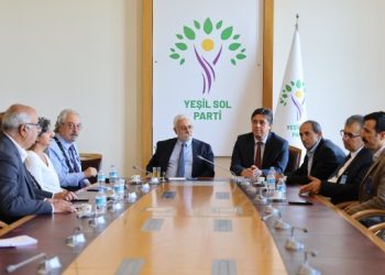 Emek ve meslek örgütleri Yeşil Sol Parti’yi ziyaret etti