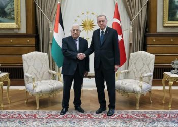 Erdoğan, Filistin Devlet Başkanı Abbas ile görüştü