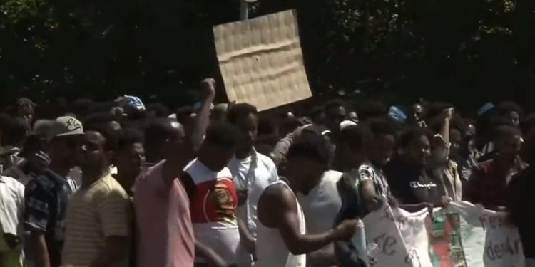 Eritre festivali Almanya'nın Giessen kentini karıştırdı