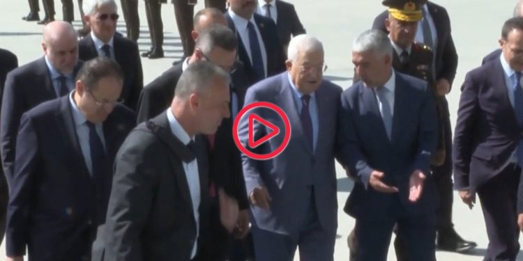 Filistin Yönetimi lideri Mahmud Abbas, Ankara'ya geldi