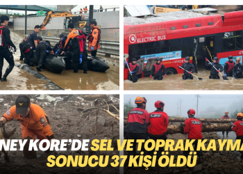 Güney Kore’de sel ve toprak kayması sonucu 37 ölü kişi öldü