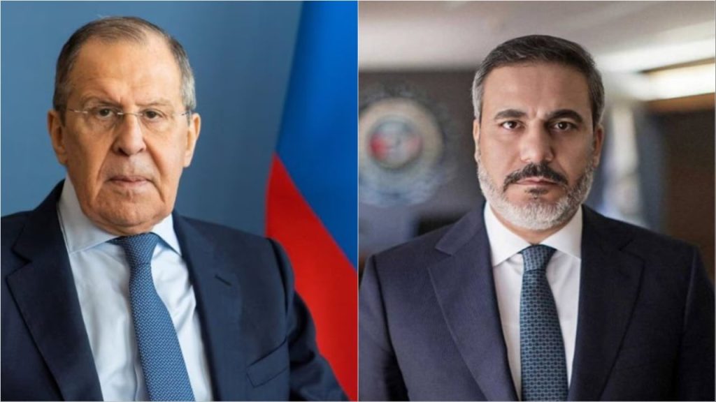 Hakan Fidan, Sergey Lavrov'la tahıl anlaşmasını görüştü