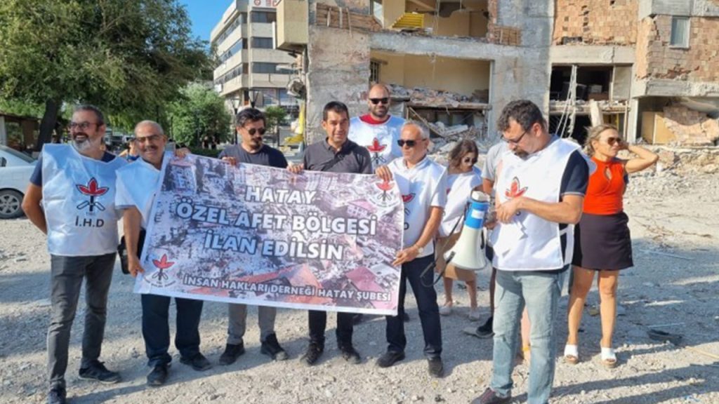 İHD: Hatay özel afet bölgesi ilan edilsin