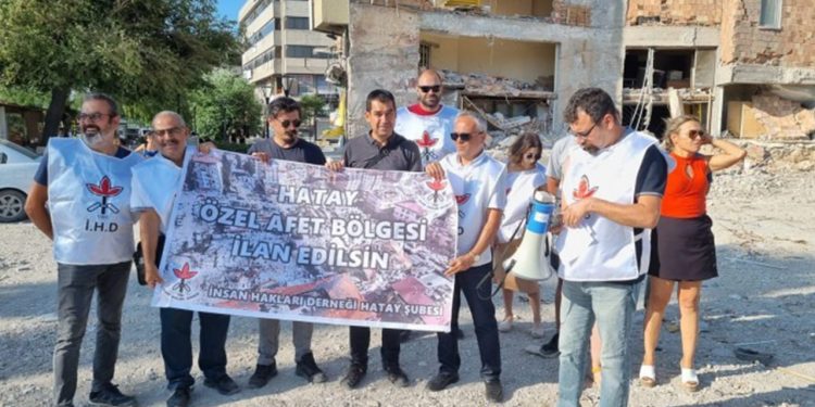 İHD: Hatay özel afet bölgesi ilan edilsin