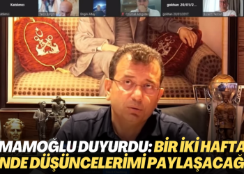 İmamoğlu duyurdu: Bir iki hafta içinde düşüncelerimi paylaşacağım