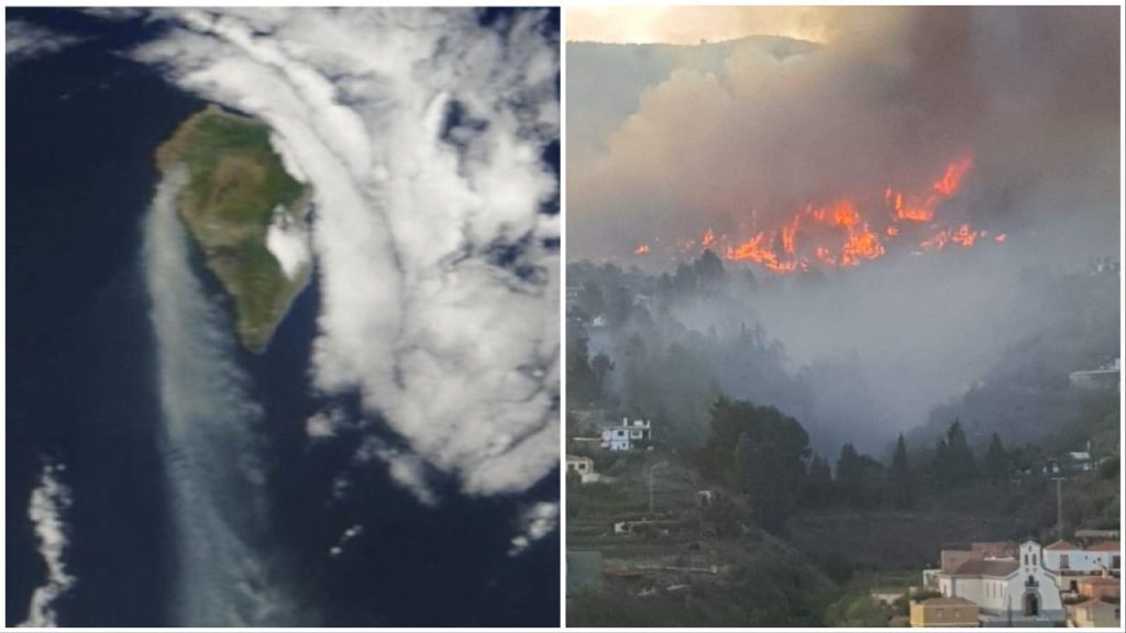 İspanya'nın La Palma Adası'ndaki yangın kontrol altına alınamıyor