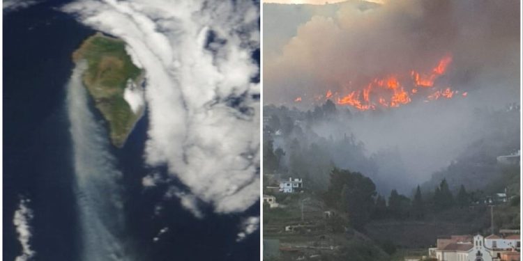İspanya'nın La Palma Adası'ndaki yangın kontrol altına alınamıyor