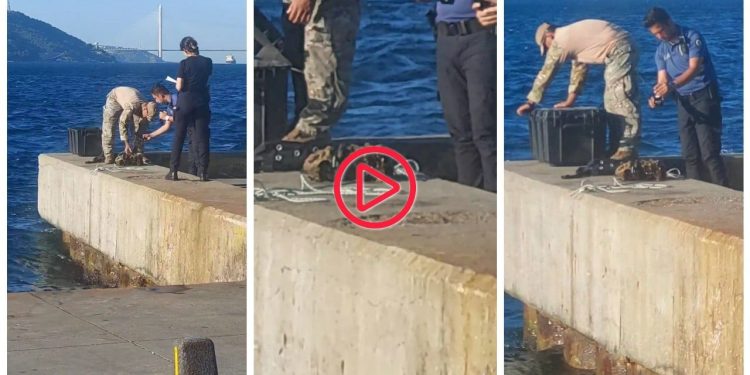 İstanbul Boğazı'ndan patlamamış mayın çıkarıldı