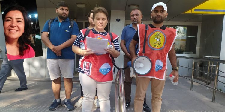 İzmir sıcağında çalıştırılan PTT personeli beyin kanaması geçirerek öldü