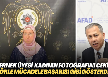 KHK ile kapatılan dernek üyesi kadının fotoğrafını çekip terörlü mücadele başarısı gibi gösterdiler