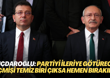 Kemal Kılıçdaroğlu: Partinin ilke ve değerlerine bağlı partiyi ileri götürecek geçmişi temiz biri çıksa hemen bırakırım