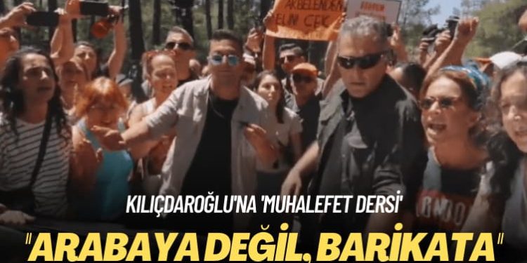 Kılıçdaroğlu’na ‘muhalefet dersi’: Arabaya değil, barikata