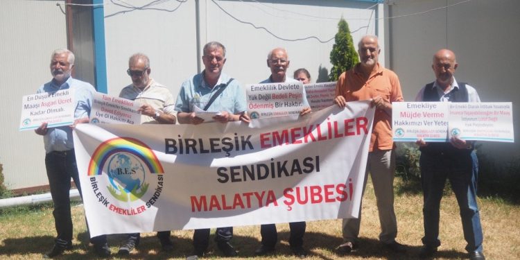 Malatya'da emeklilerden yüzde 25 zam protestosu: Böyle haksızlık görülmedi