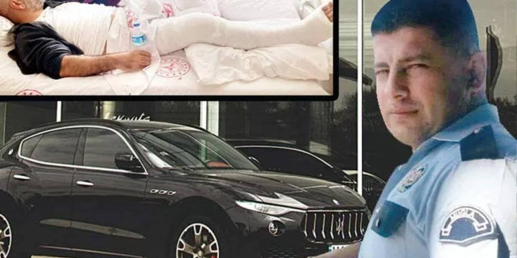 Maseratili polis memuru açığa alındı