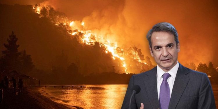 Miçotakis yangınlarla ilgili konuştu: İklim krizi bir gerçek olabilir ancak bahane olamaz