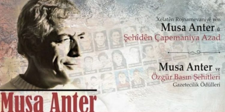 Musa Anter Gazetecilik Ödülleri için başvurular başladı
