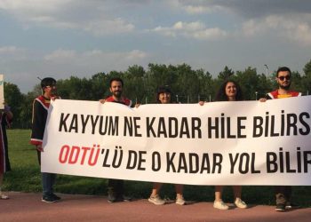 ODTÜ yasağa pankart açtı: Tutuklu milletvekili Can Atalay da unutulmadı