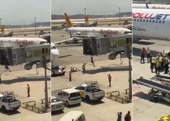 Sabiha Gökçen'de hareketli dakikalar: Körük kapısına asılarak uçağı durdurmaya çalıştı