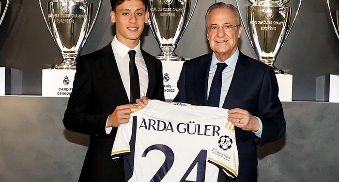 Tarihi anlar; Arda Güler, Real Madrid’e imzayı attı