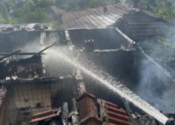 Tuzla'da bitişik iki gecekondu yandı