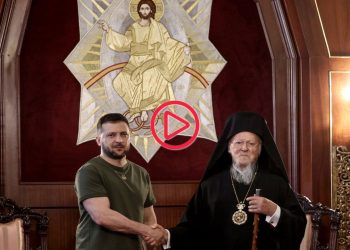 Ukrayna lideri Zelenskiy, Fener Rum Patriği Bartholomeos'la görüştü