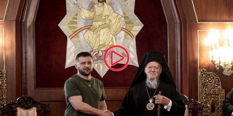 Ukrayna lideri Zelenskiy, Fener Rum Patriği Bartholomeos'la görüştü