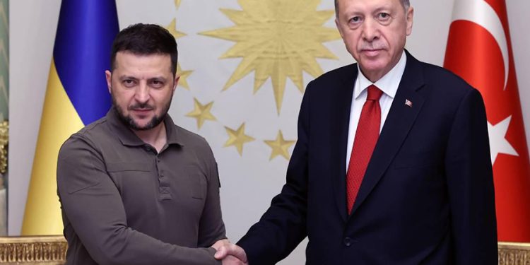 Volodimir Zelenski’yi kabul eden Erdoğan: Ukrayna, NATO’ya üyeliği hak ediyor