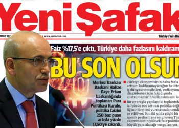 Yeni Şafak’tan, Mehmet Şimşek’e ‘faiz’ talimatı: Bu son olsun!