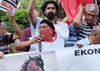 Zam protestosunda bir emeklinin isyanı: 'Ayın yarısından sonra aç kalıyorum, hayatımdan bıktım'