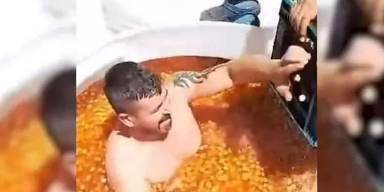 Zeytin tankına çıplak giren şahıs tepki çekmişti: Hakkında karar verildi