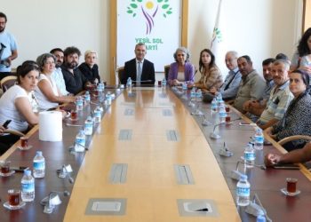 Dikmece ve Akbelen direnişçilerinden Yeşil Sol Parti’ye ziyaret