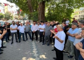 Îdir esnafından yıkım kararına tepki
