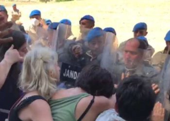 Akbelen’de doğa nöbetine saldırı