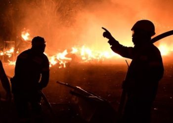 Yunanistan’daki yangında 55 bin dönümlük alan kül oldu