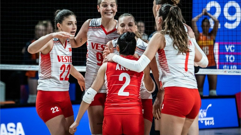 A Milli Kadın Voleybol Takımı, çeyrek finalde