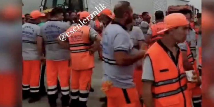 AKP’li Esenler Belediyesi’nde işçiler grevde: ''Maaşımız ödendiğinde yarısı vergiye gidiyor, bize hiçbir şey kalmıyor”