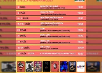 Amed Şehir Tiyatrosu'nun Eylül ayı programı belli oldu